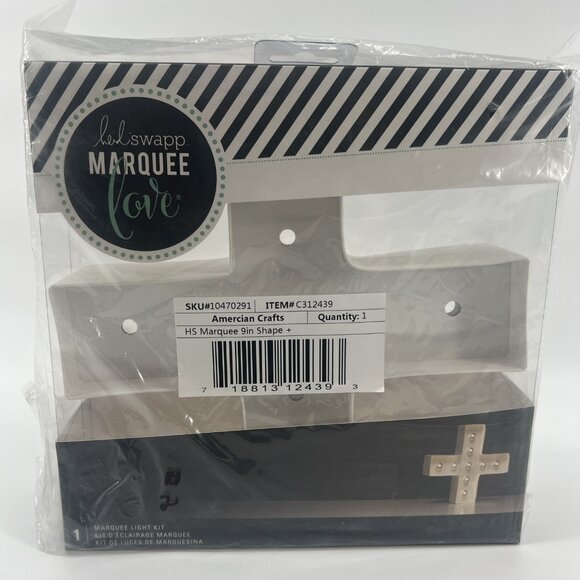 10" Heidi Swapp Marquee Love Marquee Light Kit "Plus Sign" + Light Up Sign NEW - Picture 1 of 6
